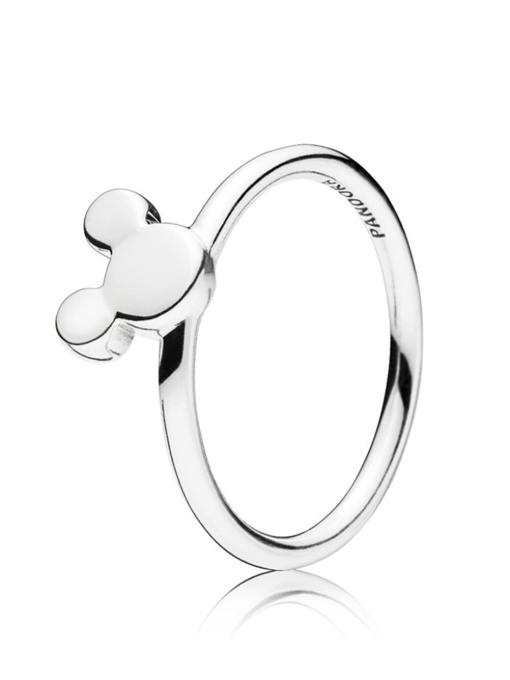 Sterling Silver Disney, Mickey Silhouette Sz 4.5
